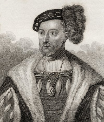 James V, koning van Schotland, illustratie uit 